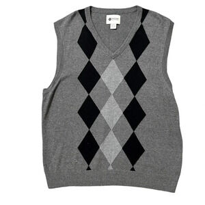 Men’s Haggar Argyle/Diamond Pattern sweater vest. Size XXL